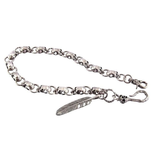 Cadena de Monedero Punk Sunnimix Plata Antigua