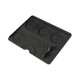 thumbnail image 3 of Mat de manipulación de café Mat de tampa de silicona sin deslizamiento, premium, almohadilla de manipulación, accesorio de café para la cafetería de Negro, 3 of 8