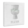 thumbnail image 2 of Stupell Industries Shabby Chic Toilet & Fresh Botanicals Canvas Art, 24 x 24, by Lettered and Lined, 2 of 7