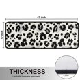 thumbnail image 5 of Kitchen Rugs Sets Of 2,Black and White Leopard Pattern Anti Fatigue Kitchen Mat Rugs Non Slip Washable,Decorative Kitchen Floor Mats for Kitchen,Sink,Laundry,17"x47"+17"x47", 5 of 5