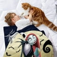 thumbnail image 4 of The Nightmare Before Christmas Flannel Blanket Bed sofa Throw Birthday Gift, 4 of 11