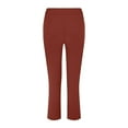 thumbnail image 6 of Red Womens Sweatpants Women's Straight Pants Elastic Waist Casual Trousers Pants with Pockets Casual Pants Women, 6 of 6