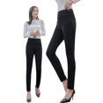 thumbnail image 1 of leggings Negros, Pantalones de Mujer para Usar en Primavera y Verano, Cintura Alta, Elásticos, Tobillos Pequeños, a la Moda, Ceñidos a la Cadera, Adelgazantes, Pantalones Ajustados, 1 of 11