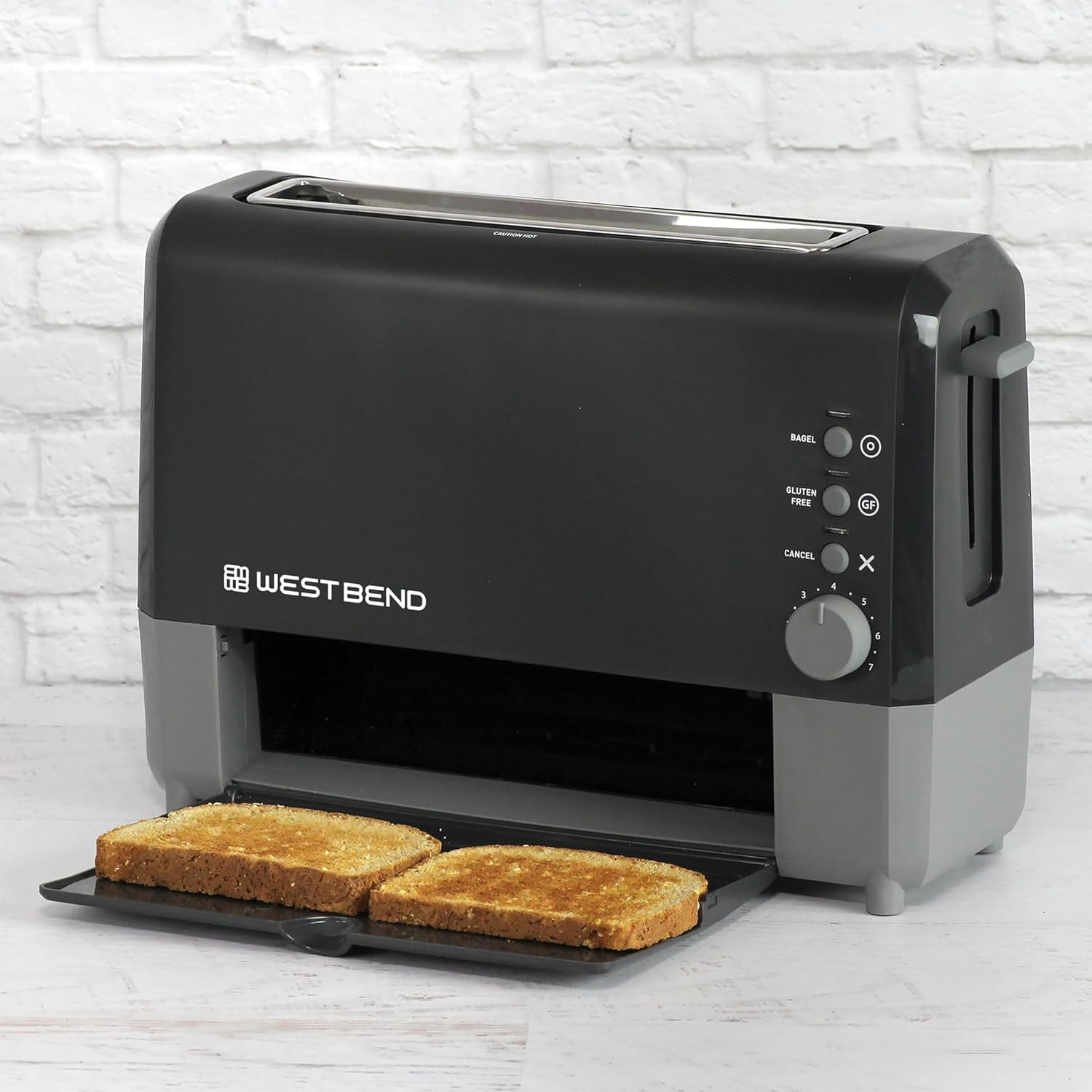QuikServe 2-Slice Toaster with Bagel and Gluten-Free Settings