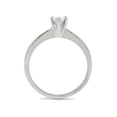 thumbnail image 4 of Stainless Steel Round Cut Cubic Zirconia Promise Ring Size 8, 4 of 7