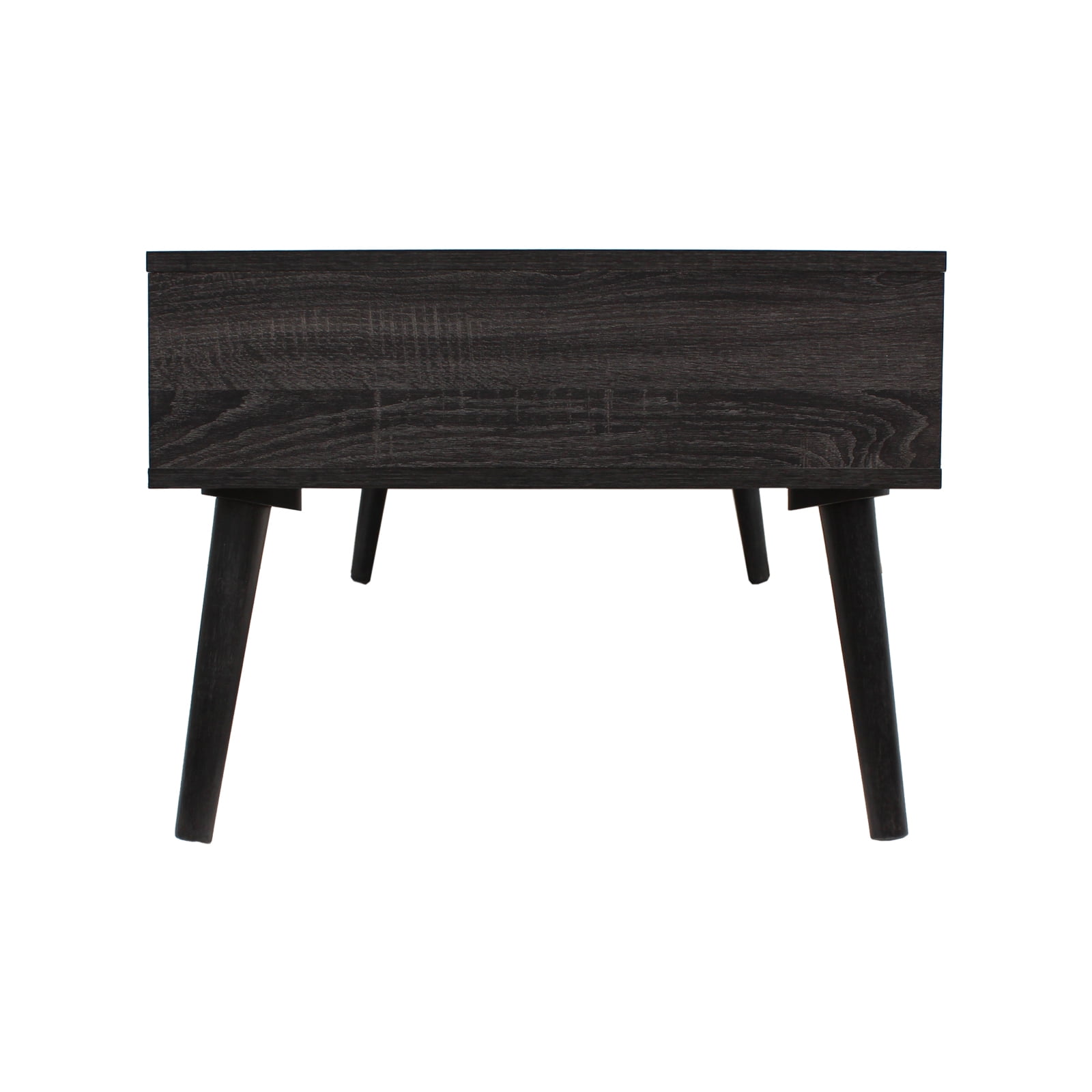 Kadyn Faux Wood Overlay Coffee Table, Mid Century Coffee Table with Storage Space, Modern Fiberboard Coffee Table for Bedroom, Plaid Grey Oak Kadyn Faux Wood Overlay Coffee Table, Mid Century Coffee Table with Storage Space, Modern Fiberboard Coffee Table for Bedroom, Plaid Grey Oak