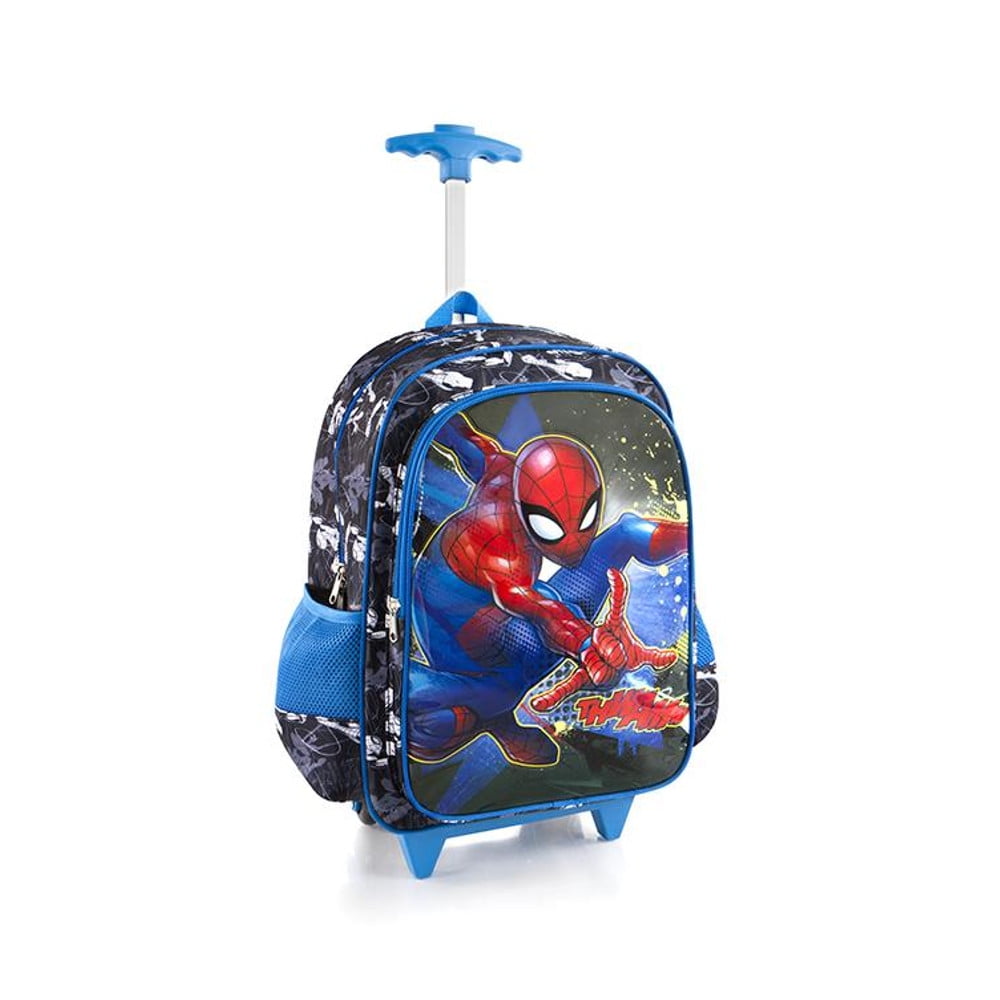 Marvel Spideman Core Rolling Backpack for Kids 18 Inch School Bag with Shoulder Strap by