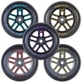 thumbnail image 2 of Oath Binary Wheels - 30mm Wide Titanium and Red, 2 of 23