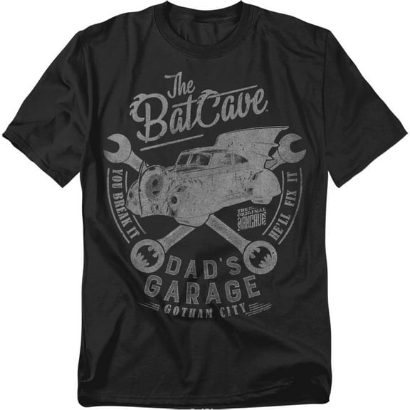 Batman T-Shirt Dad'S Garage Unisex Graphic Tee for Men & Women