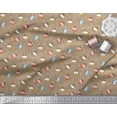 thumbnail image 3 of Soimoi Polyester Crepe Fabric Triangle & Cow Cartoon Fabric Prints by Yard 52 Inch Wide, 3 of 3