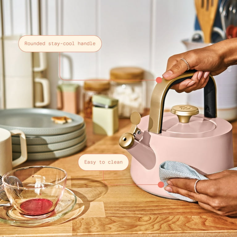 Beautiful by Drew Barrymore 1.8 L Ceramic-Coated Stovetop Tea
