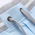 thumbnail image 4 of MSJUHEG Mens Shorts Men'S Shorts New Baggy Shorts Able Loose Pure Cotton Colour Shorts Shorts Men Sky Blue L, 4 of 5