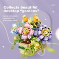 thumbnail image 3 of GZBrick Trendy Shoes Building Sets Compatible with Lego Flowers for Adults Girls 812PCS Purple, 3 of 6