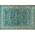 thumbnail image 1 of Ahgly Company Indoor Rectangle Persian Light Blue Traditional Area Rugs, 6' x 9', 1 of 4