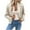 *1-Beige, variant on No Boundarie Womens Button Down Cropped Bomber Jackets,Women's Stand Collar Long Sleeve Coats,Women Fashion Casual Solid Tops,*Army Green,Size S