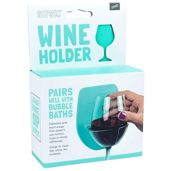 Sipski Wine Glass Holder for Bath and Shower