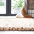 thumbnail image 5 of SAFAVIEH Cape Cod Kristen Distressed Area Rug, Gold/Natural, 6' x 6' Square, 5 of 6