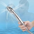 thumbnail image 4 of Metal Shower Enema Douche Nozzle Shower Attachments Kits with Porous Spray Design + Velvet Carry Bag for Men Women Health Care-2025, 4 of 5