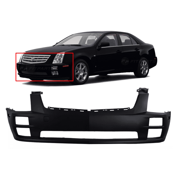 DCP Front Bumper Cover For 2005-2007 Cadillac STS Primed GM1000756