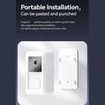 thumbnail image 4 of Doorbell with Camera and Monitors Video Doorbell WiFi Two Way Intercom System Door Viewer Security Doorbell White, 4 of 5