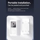 thumbnail image 4 of Doorbell with Camera and Monitors Video Doorbell WiFi Two Way Intercom System Door Viewer Security Doorbell White, 4 of 5