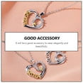 thumbnail image 3 of Collar con forma de corazón para mujer, cadena para clavícula, sencillo y elegante., 3 of 8