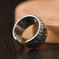 thumbnail image 3 of Sonducket Anillo de moneda antigua que se puede abrir para hombres, ceremonia, fiesta, banquete, niños, anillos abiertos de cobre, joyería, decoración Ropa, zapatos y accesorios Miscelánea Sonducket AP015603-00, 3 of 5