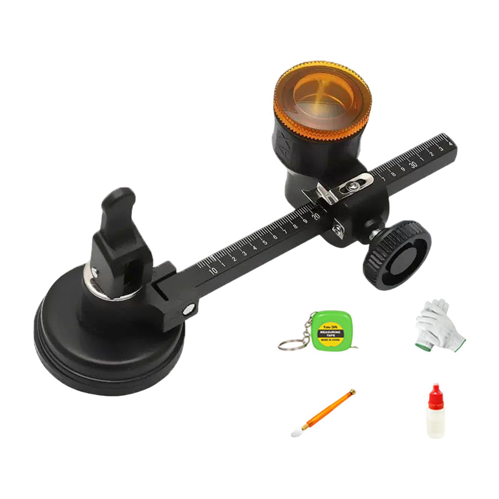 S SERENABLE Circular Glass Cutting Tile Cutter Adjustable Compass Type High-performance Cutting Thickness 3-15 Mm Circular Glass Cutting Tool Cutting 300MM