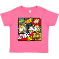 thumbnail image 3 of Inktastic My Aunt Love Me Boys or Girls Toddler T-Shirt, 3 of 5