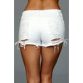 thumbnail image 3 of Looped In Distressed Shorts, 3 of 3