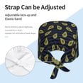 thumbnail image 3 of Gaeub Avocado Print Cleaning Working Cap,Unisex Scrub Cap Nurse Hat,No-Slip Scrub Cap for Men & Women, 3 of 7