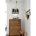 thumbnail image 2 of Front Door Porch Decorations Kitchen Door Hanging Sign 11 inch Wooden Wall Sign, Rustic Holiday Wreath Decor for Front Door Porch Home Window Wall Farmhouse Decorations, 2 of 5