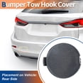 thumbnail image 2 of Cubierta de gancho de remolque trasero izquierdo del lado del conductor de Unique Bargains para Mazda 6 Atenza 2018-2021, 2 of 6