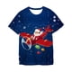 thumbnail image 1 of Disney-Camiseta con estampado 3D de Navidad para niños y niñas, ropa creativa con cuello redondo, Harajuku, tiempo libre, 1 of 5