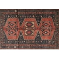 thumbnail image 1 of Ahgly Company Indoor Rectangle Traditional Sienna Brown Persian Area Rugs, 2' x 3', 1 of 6