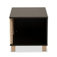 thumbnail image 4 of Baxton Studio Eckhart Modern and Contemporary Two-Tone Dark Brown and Oak Finished Wood Cat Litter Box Cover House, 4 of 10