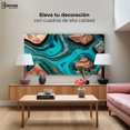 thumbnail image 3 of Cuadro Decorativo Canvas Revolution Abstracto Remolinos Turquesa 120x60, 3 of 3