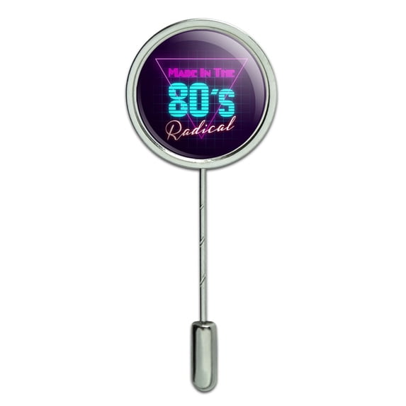 Made in the 80s Radical Stick Pin Stickpin Hat Brooch