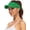 C Green, variant on Minzimin Structured Quick Dry Sports Sun Visor Hats for Women - Lightweight Adjustable Sun Hat for Golf Tennis Pickleball Beach