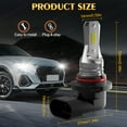 thumbnail image 2 of For Mazda 3 2010 2011 2012 2013 LED Headlight Bulbs 9005 H11 High and Low Beam 4pc,x3, 2 of 17