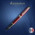 thumbnail image 2 of Waterman Expert Dark Red & Chrome Rollerball Pen, 2 of 7