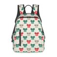 thumbnail image 1 of Disketp Retro bows Mochila Ligera e Impermeable, Mochila de Día Resistente para Viajes, Senderismo y Uso Diario para Hombre y Mujer, 1 of 7