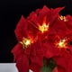 thumbnail image 5 of Luces De Nochebuena, Adornos De Flores De Navidad, Guirnalda De Luces, Adornos Artificiales De Árbol De Navidad Para Decoración De Fiesta De Vacaciones Monstrate HA039324-00, 5 of 6