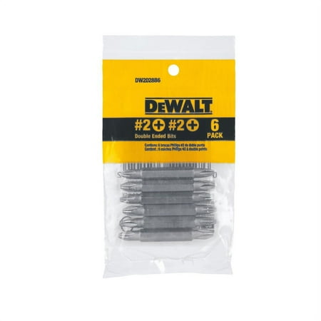 UPC: 0028877372112 | POWER BIT 2END PH#2 6PK by DEWALT MfrPartNo DW2028B6