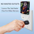 thumbnail image 3 of Owl LED Square Night Lights - Energy Efficient and Stylish Decor for Any Room | Set of 2 Dimmable Bedside Lamps with Touch Control and Auto Timer, 3 of 6