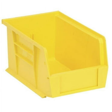Quantum Storage QUS221YL Ultra Stack & Hang Bin, Yellow - 9.25 x 6 x 5 in.