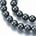thumbnail image 2 of Non-magnetic Hematite Beads Strands Grade A Round Black 8mm Hole: 1mm DIY, 2 of 3