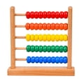 thumbnail image 1 of Ábaco de madera para niños, juguete de ábaco para contar, marco de cálculo matemático de madera, herramienta educativa Digital para niños en edad, 1 of 9