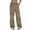 Brown, variant on HOWPAY Sweatpants for Women High Elastic Waisted Leopard Print Sweat Pants with Pockets Stretch Casual Wide Leg Loose Fit Comfy Lounge Pants Brown L