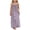 Purple, variant on mgoYE Girl Summer Casual Maxi Dresses 2026 Solid Backless Sleeveless Spaghetti Strap Loose Travel Beach Vacation Sundress(White,7-8 Years)